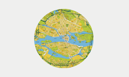 Kartbild över storstockholm